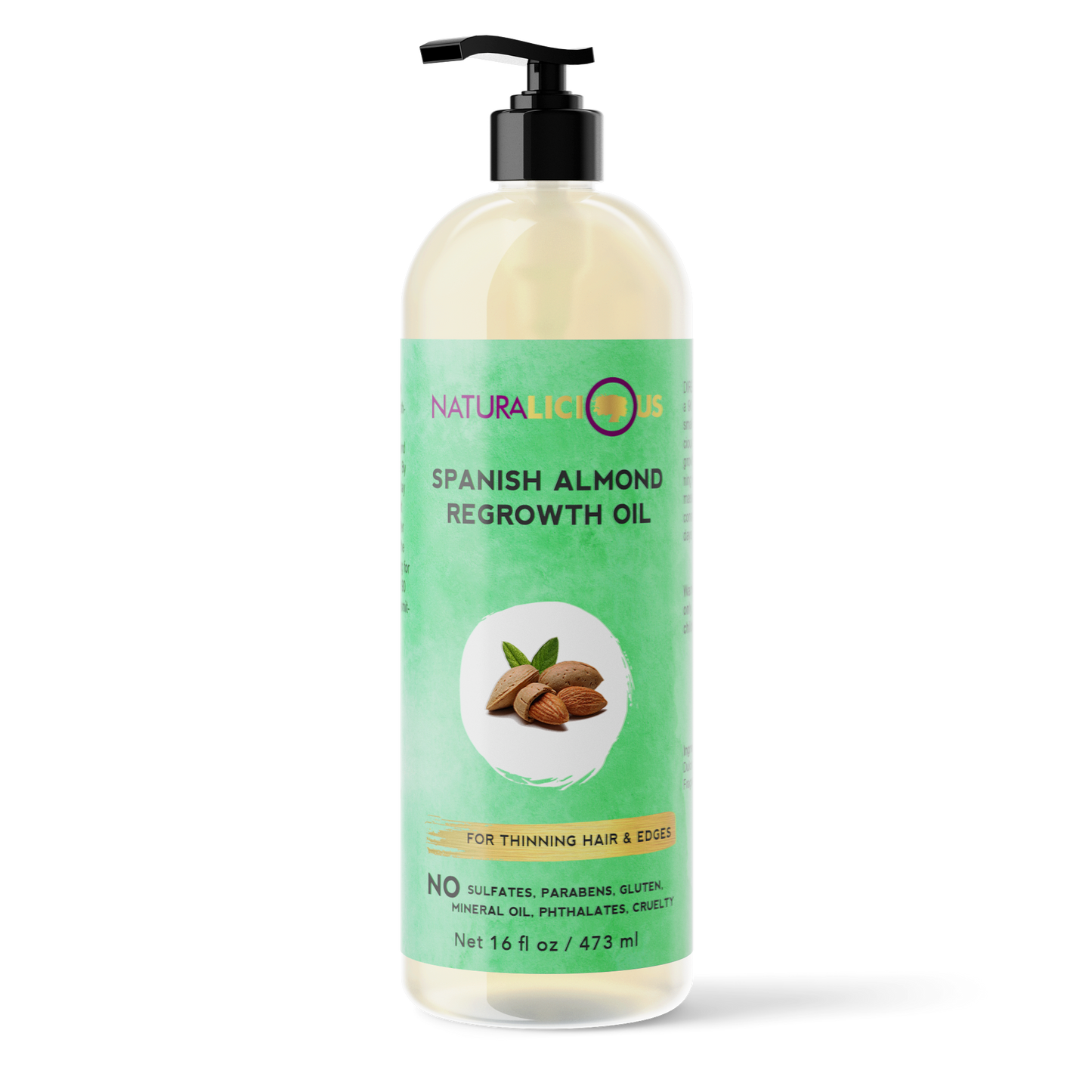 Salon Size - Spanish Almond Regrowth Oil, 16oz
