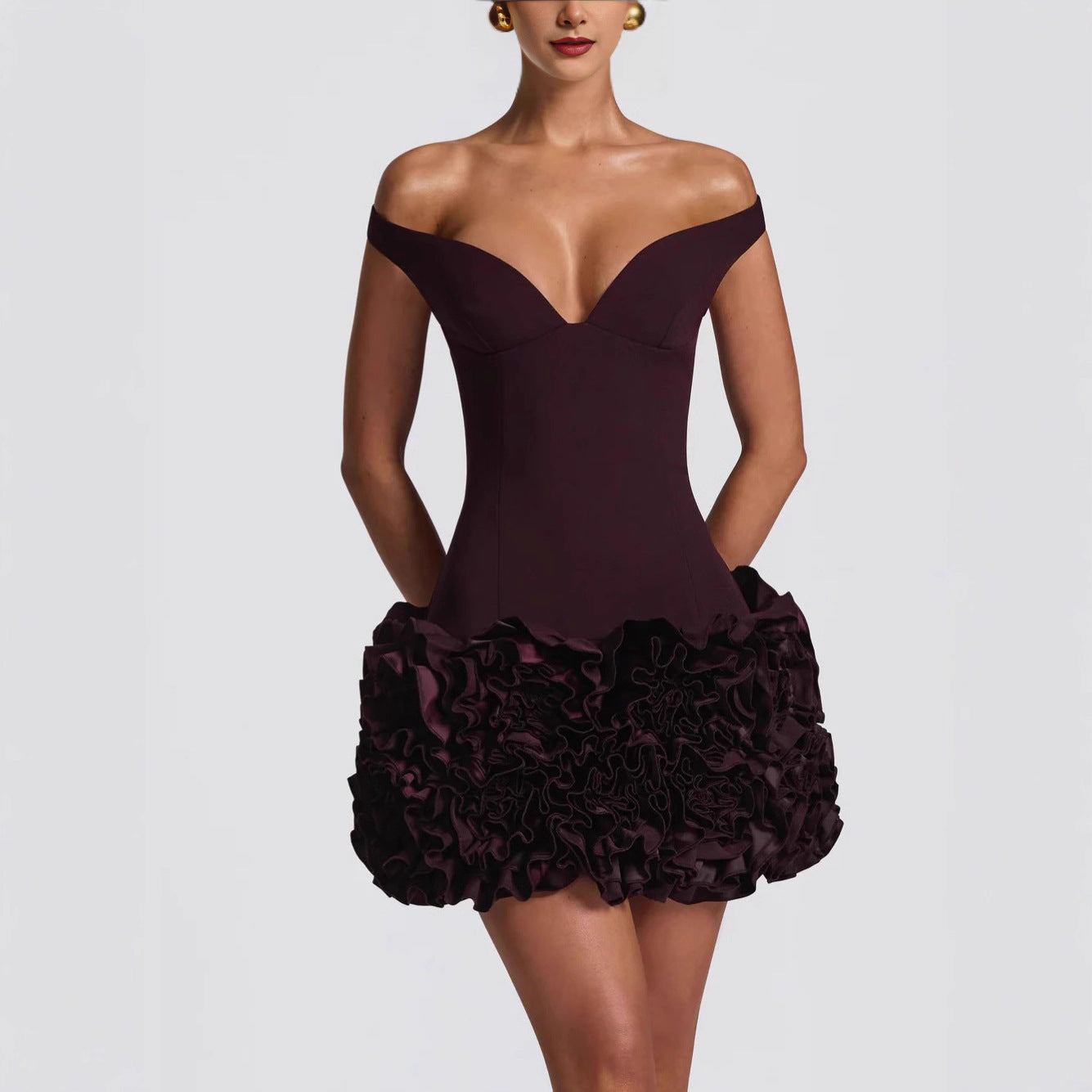 Fitted Strapless Bodycon Mini Dress | Hallebeauty