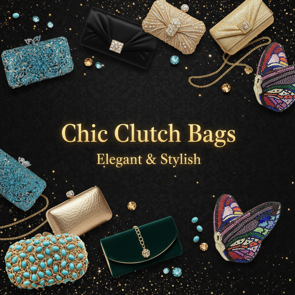 Chic Clutch Bags – Elegant & Stylish - HalleBeauty