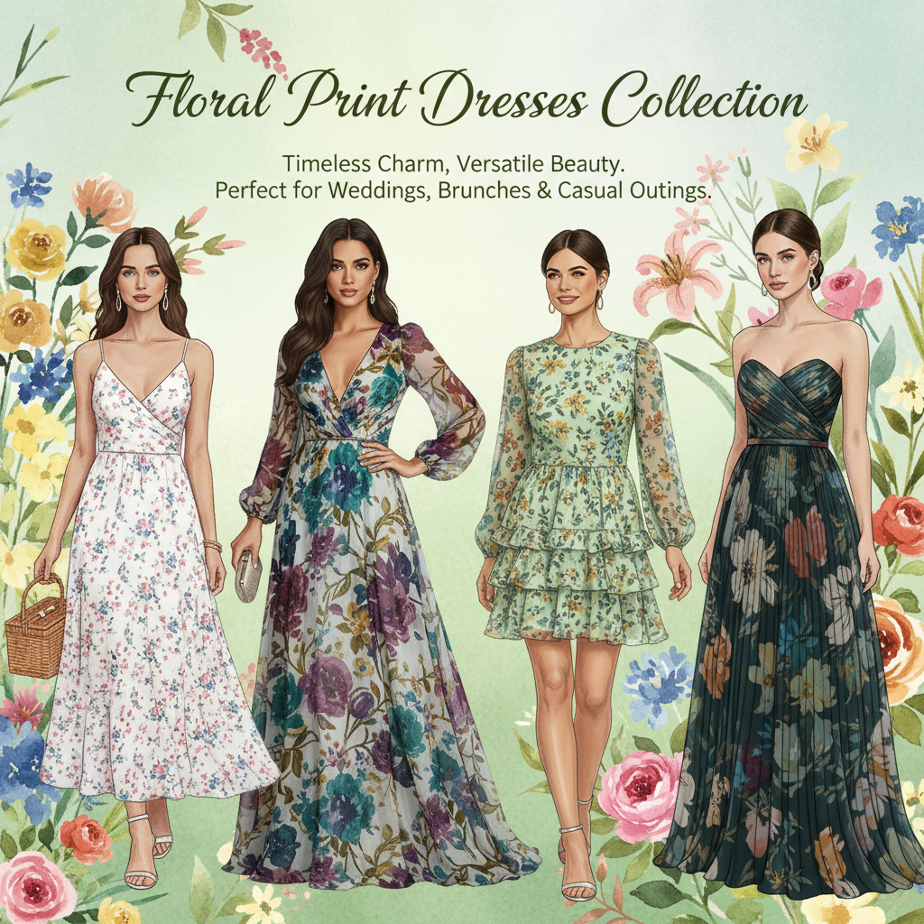 Floral Print Dresses Collection