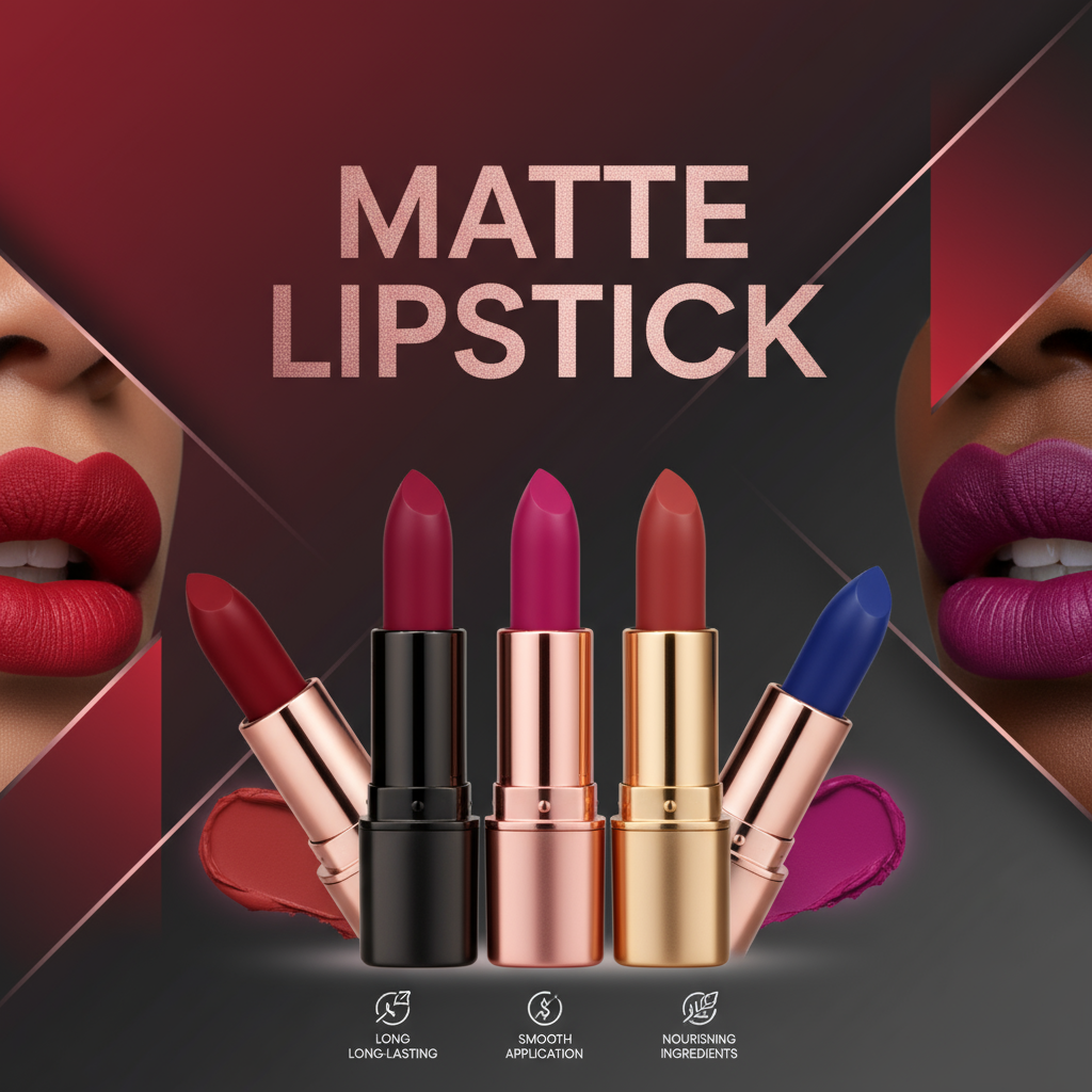 Matte Lipstick| Hallebeauty