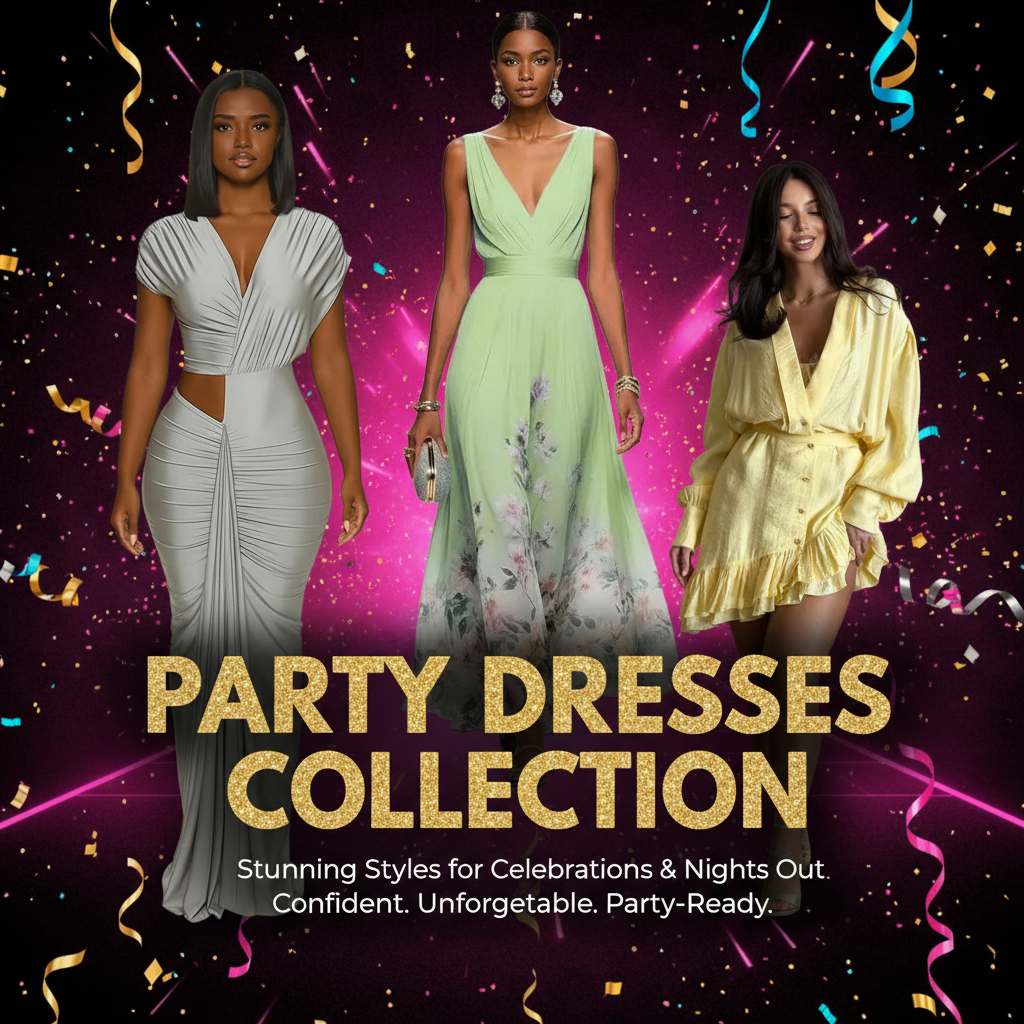 Party Dresses Collection| Hallebeauty