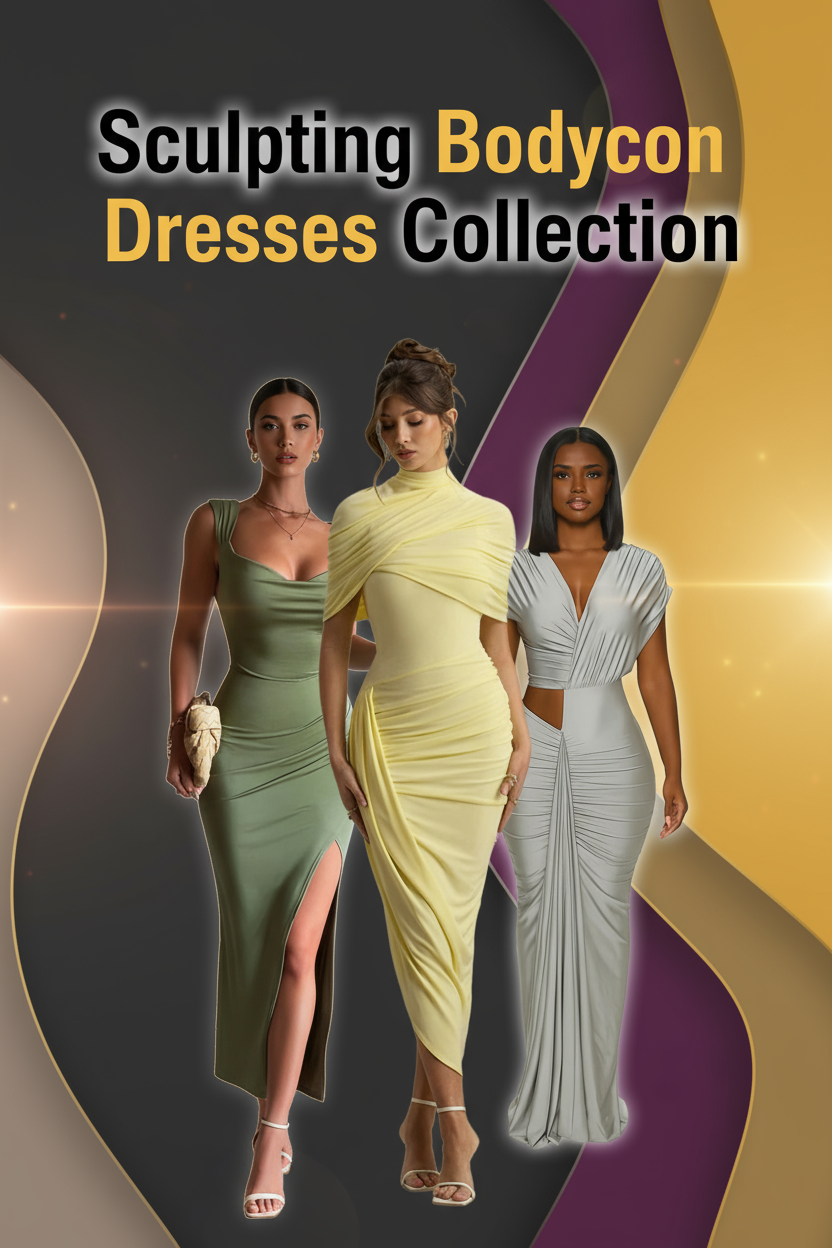 Sculpting Bodycon Dresses Collection