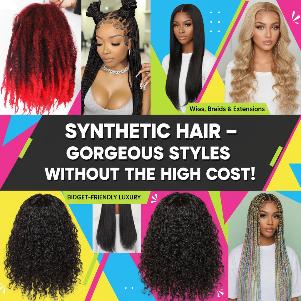 Synthetic Hair – Gorgeous Styles Without the High Cost! - HalleBeauty