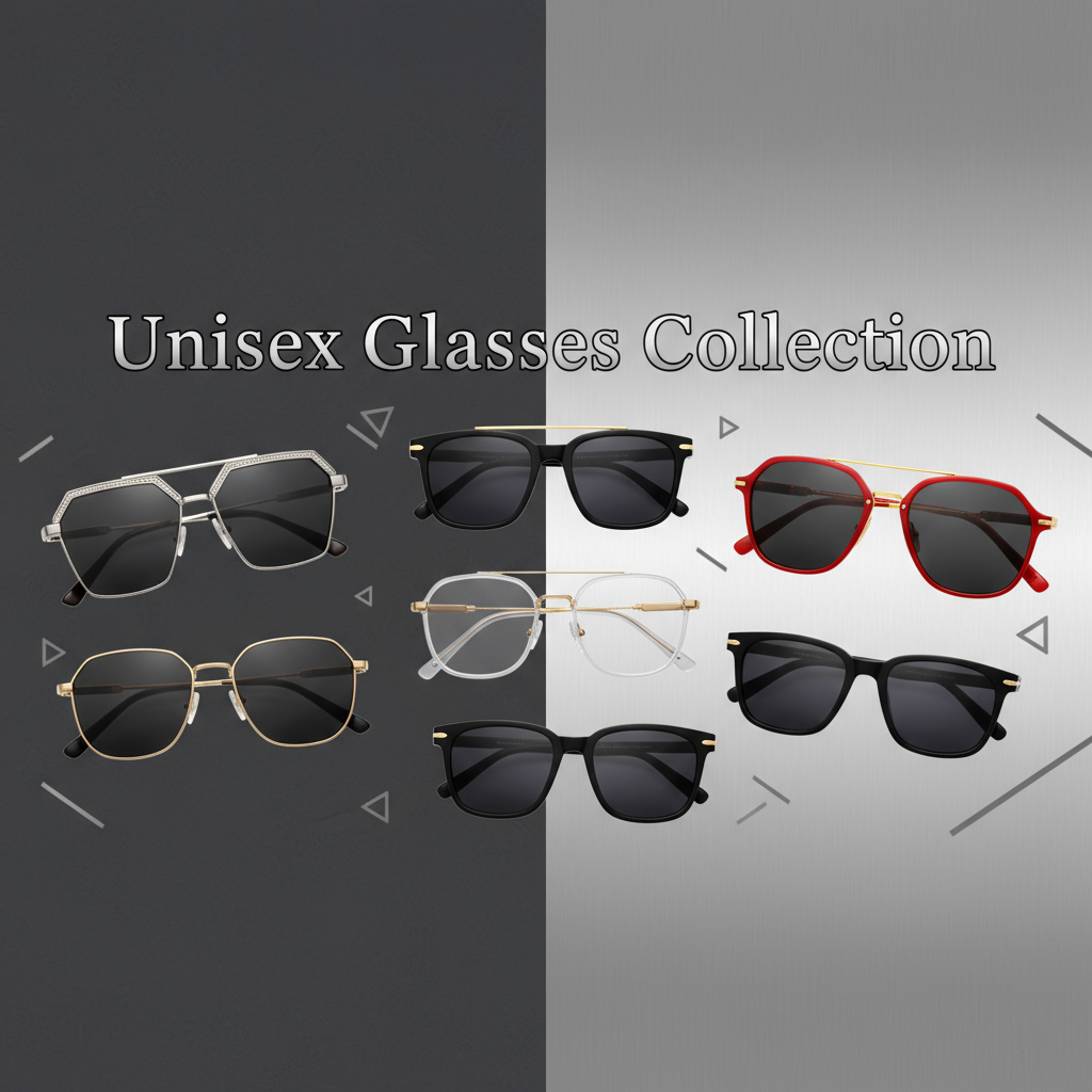 Unisex Glasses Collection - HalleBeauty