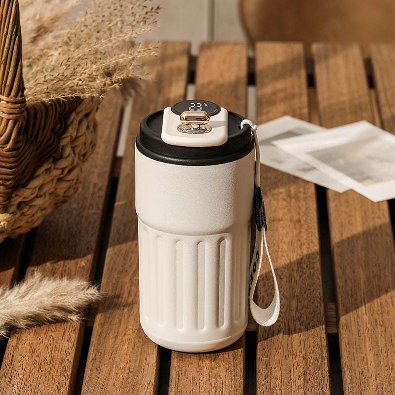 Smart Digital Thermal Bottle | 450ml Insulated Coffee Mug