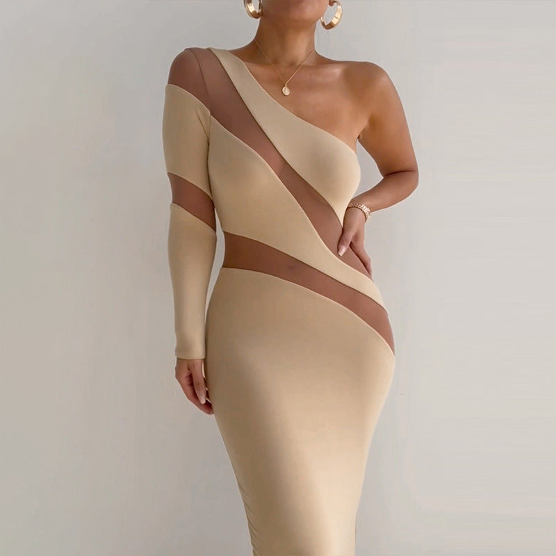 Midi Mesh Yarn Skirt: High-Waisted & Sheer Elegance - HalleBeauty