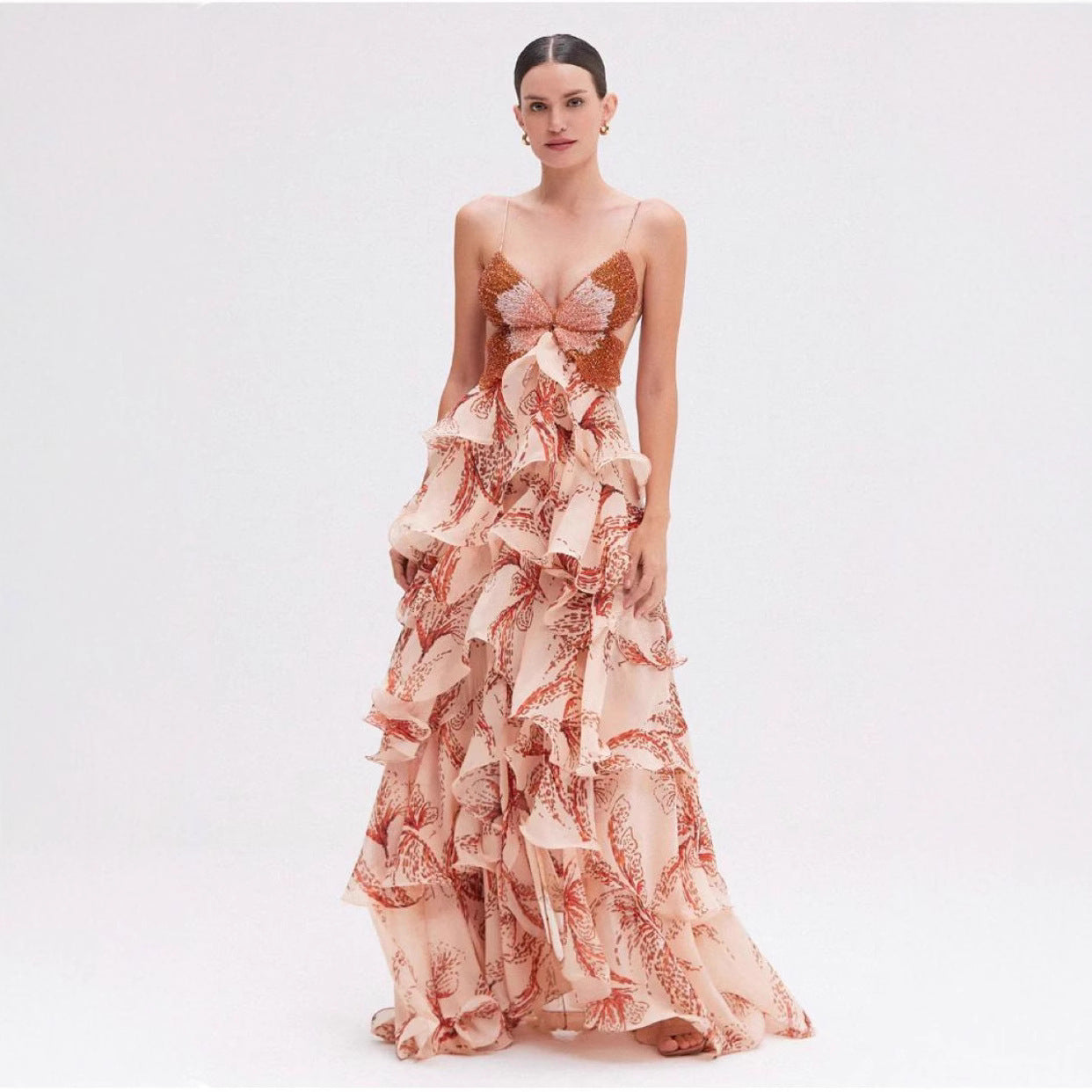 Women's Multi-Layer Ruffle Butterfly Dress | XS–XXXL