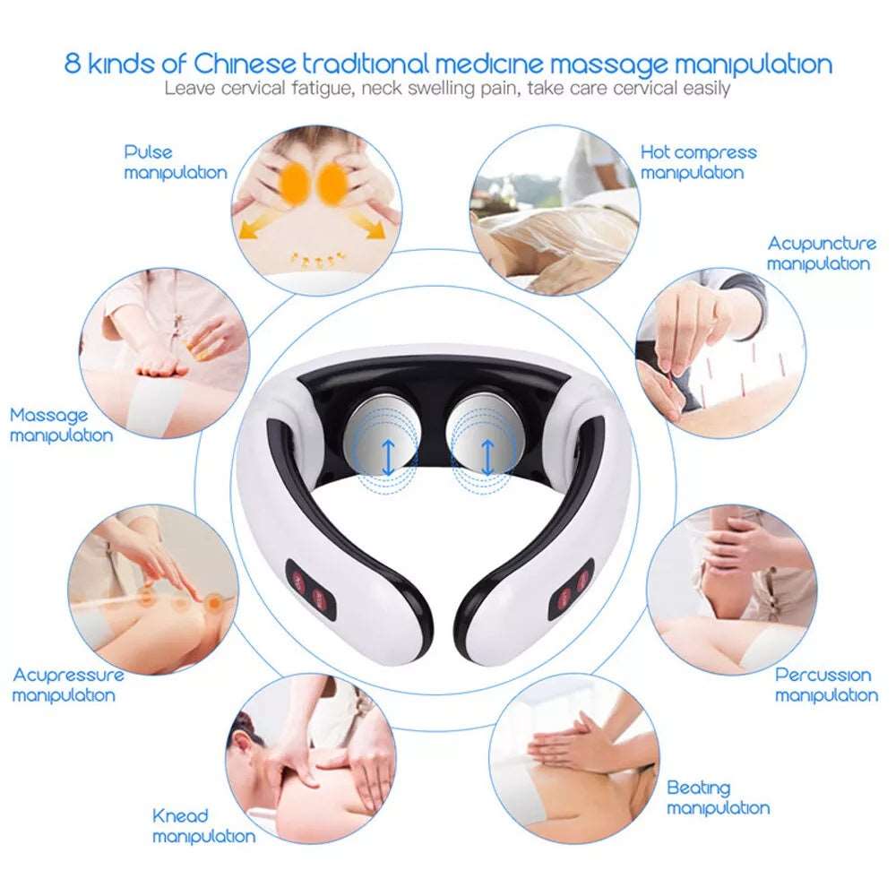 Hallebeauty TENS Neck Massager - Relaxation Therapy