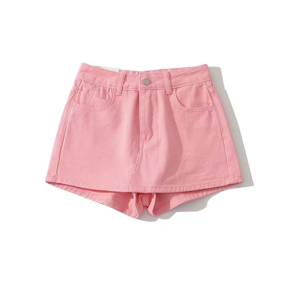 Women's Denim Skirted Shorts | Hallebeauty