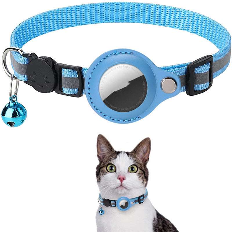 Reflective Waterproof Airtag Holder Collar | Safe for Cats & Dogs