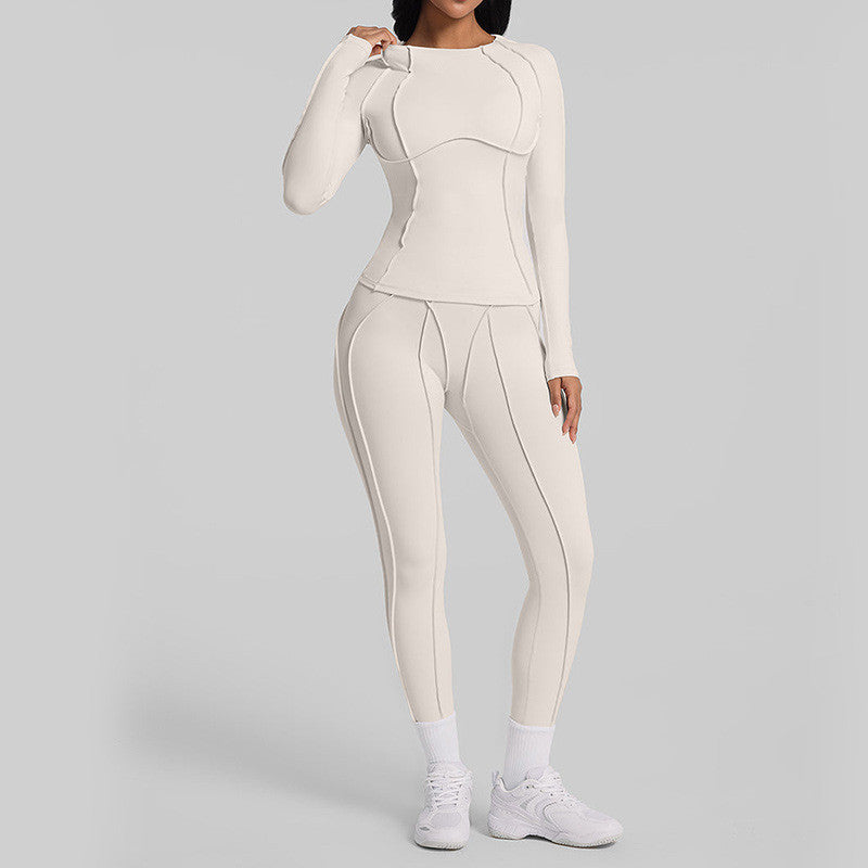 Women's Quick-Dry Yoga Suit – Fitness Top & Pants | Hallebeauty