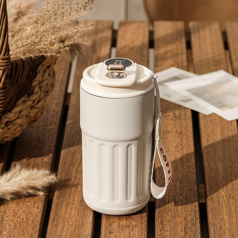 Smart Digital Thermal Bottle | 450ml Insulated Coffee Mug