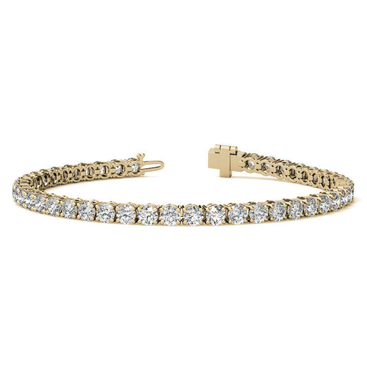 6.5 CTW Lab Diamond Tennis Bracelet | 14K Gold AGI