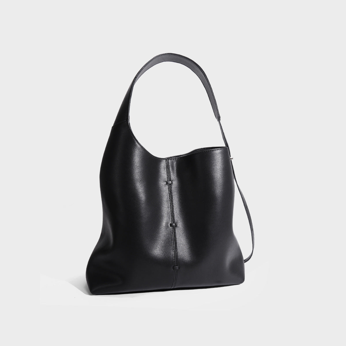 Women's Large Capacity Leather Underarm Bag | Hallebeauty