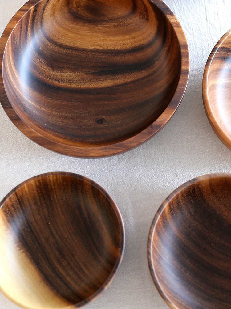 Acacia Wooden Bowl | Premium Natural Wooden Tableware