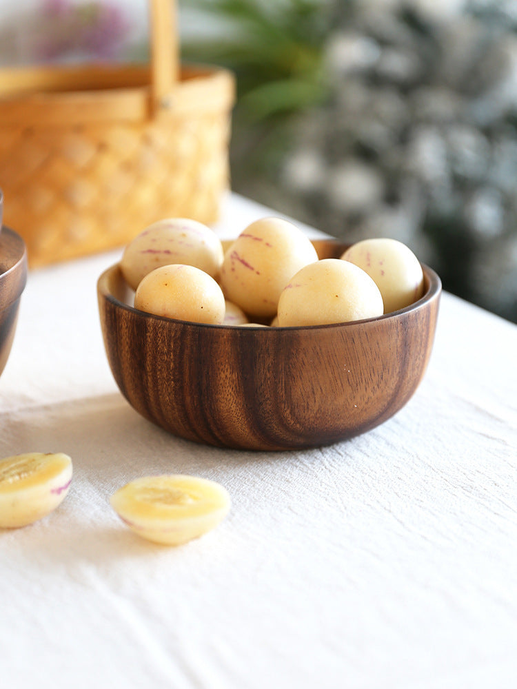 Acacia Wooden Bowl | Premium Natural Wooden Tableware