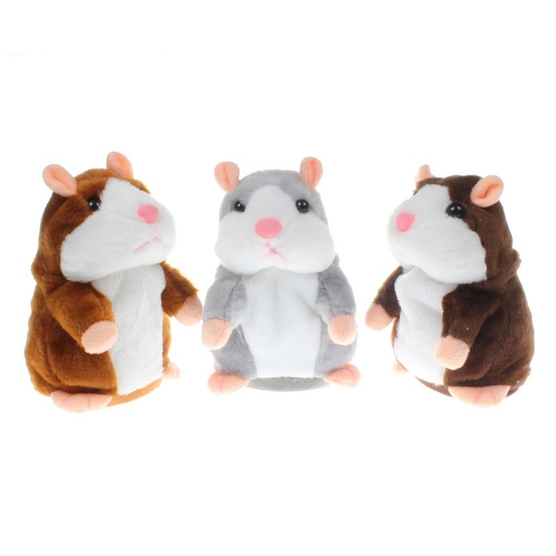 15CM Talking Hamster Toy | Fun Repeating Plush for Kids