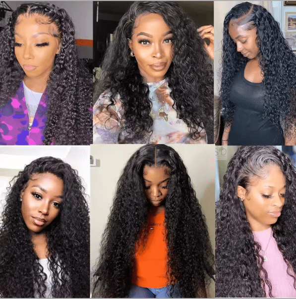 13x4 Deep Wave Lace Frontal Wig – 100% Human Hair - HalleBeauty