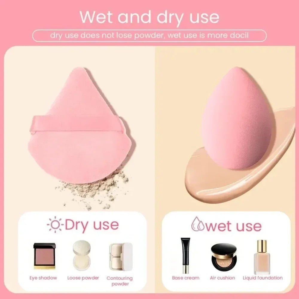 15 - Piece Makeup Sponge Set - Beauty Blenders & Accessories - HalleBeauty