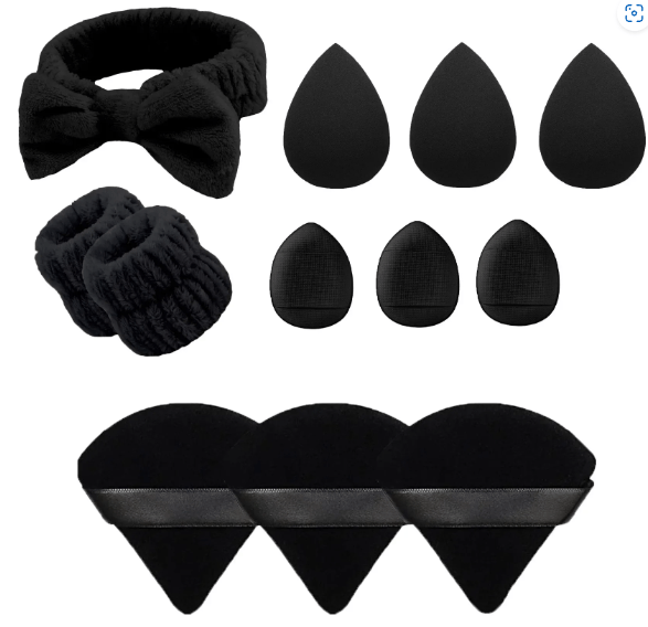 15 - Piece Makeup Sponge Set - Beauty Blenders & Accessories - HalleBeauty