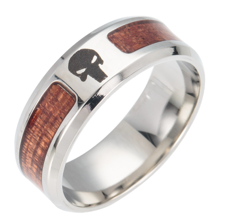 Eco-Friendly Men's Rings - Unique Handcrafted Wooden Bands - HalleBeauty