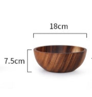 Acacia Wooden Bowl | Premium Natural Wooden Tableware