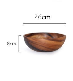 Acacia Wooden Bowl | Premium Natural Wooden Tableware