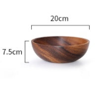 Acacia Wooden Bowl | Premium Natural Wooden Tableware