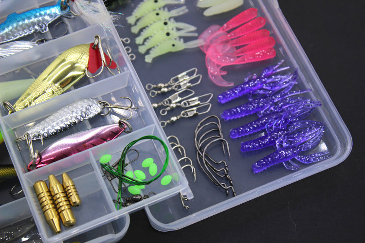 Fishing Gear Sequined Soft Bait Set | Lifelike Lures for Freshwater & Saltwater