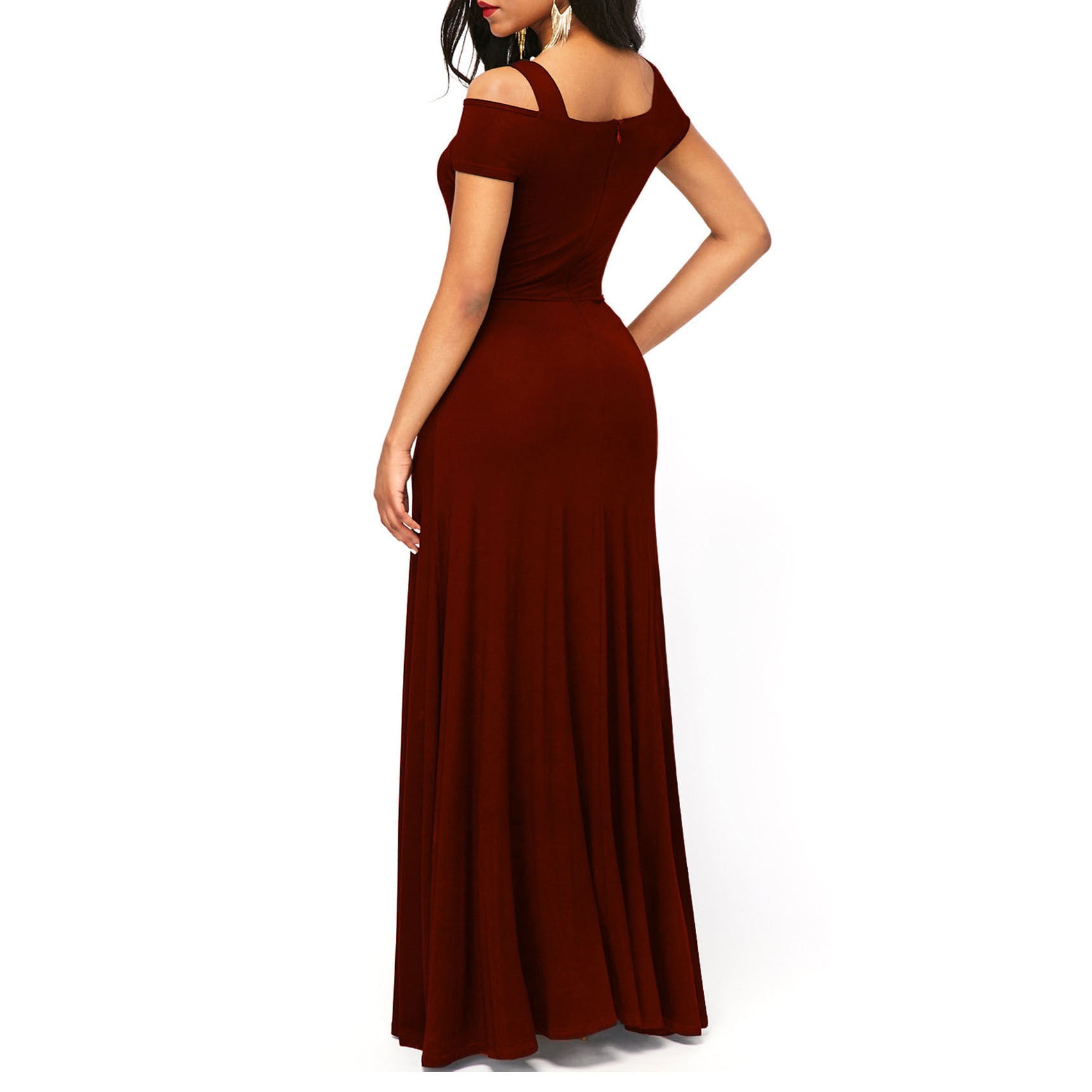 Elegant Strapless Slim Fit Cocktail Dress