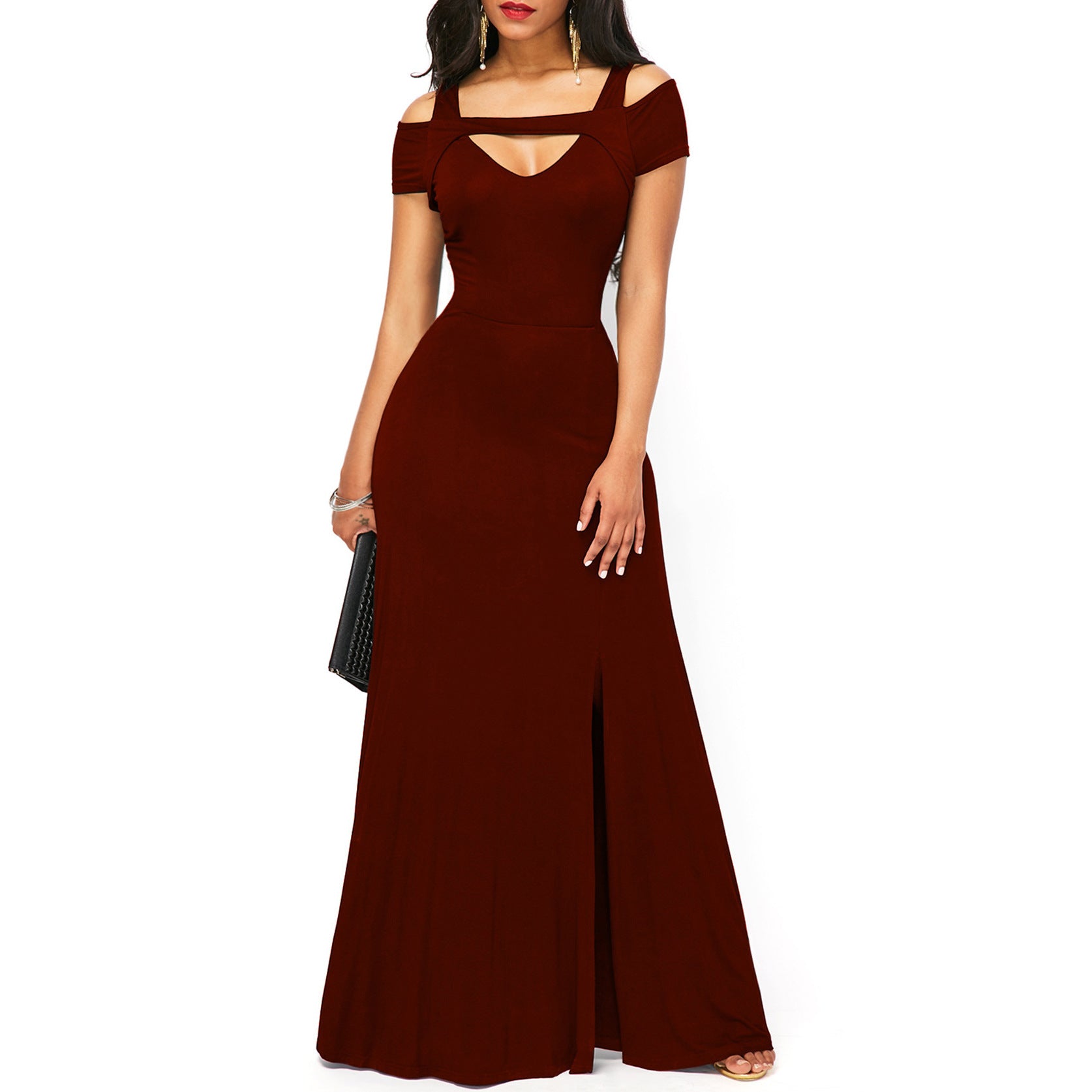 Elegant Strapless Slim Fit Cocktail Dress