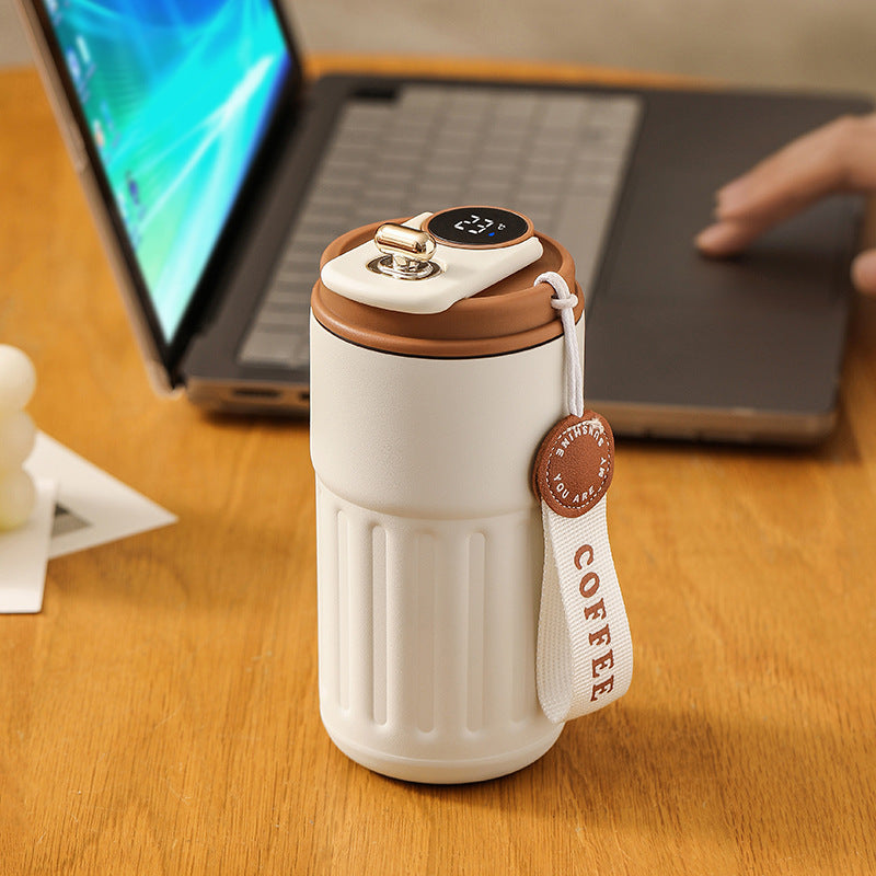 Smart Digital Thermal Bottle | 450ml Insulated Coffee Mug