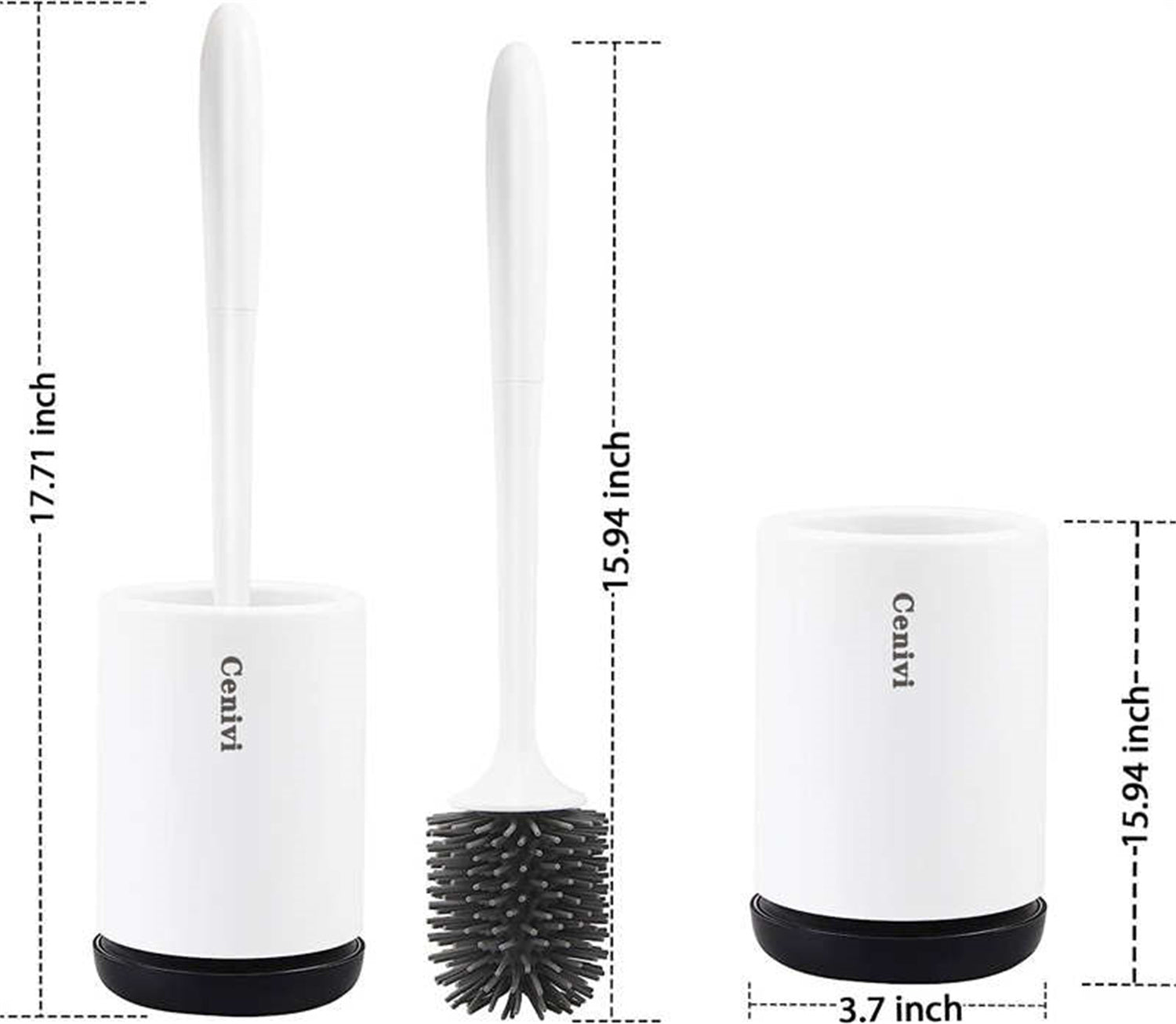 Simple Toilet Cleaning Brush Set | Home Fashion Essential