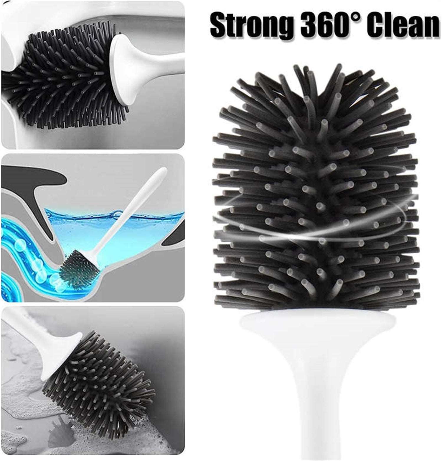 Simple Toilet Cleaning Brush Set | Home Fashion Essential