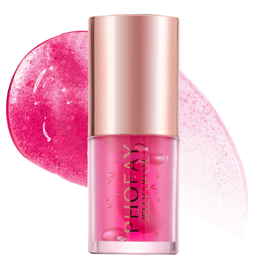 PHOFAY Jelly Lip Oil - Hydrating, Non-Sticky Glossy Shine