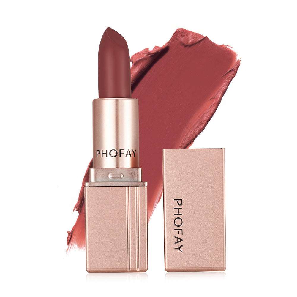 PHOFAY Matte Lipstick | Bold, Long-Lasting, Non-Drying Color