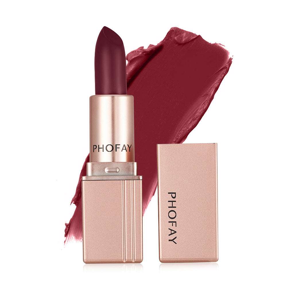 PHOFAY Matte Lipstick | Bold, Long-Lasting, Non-Drying Color