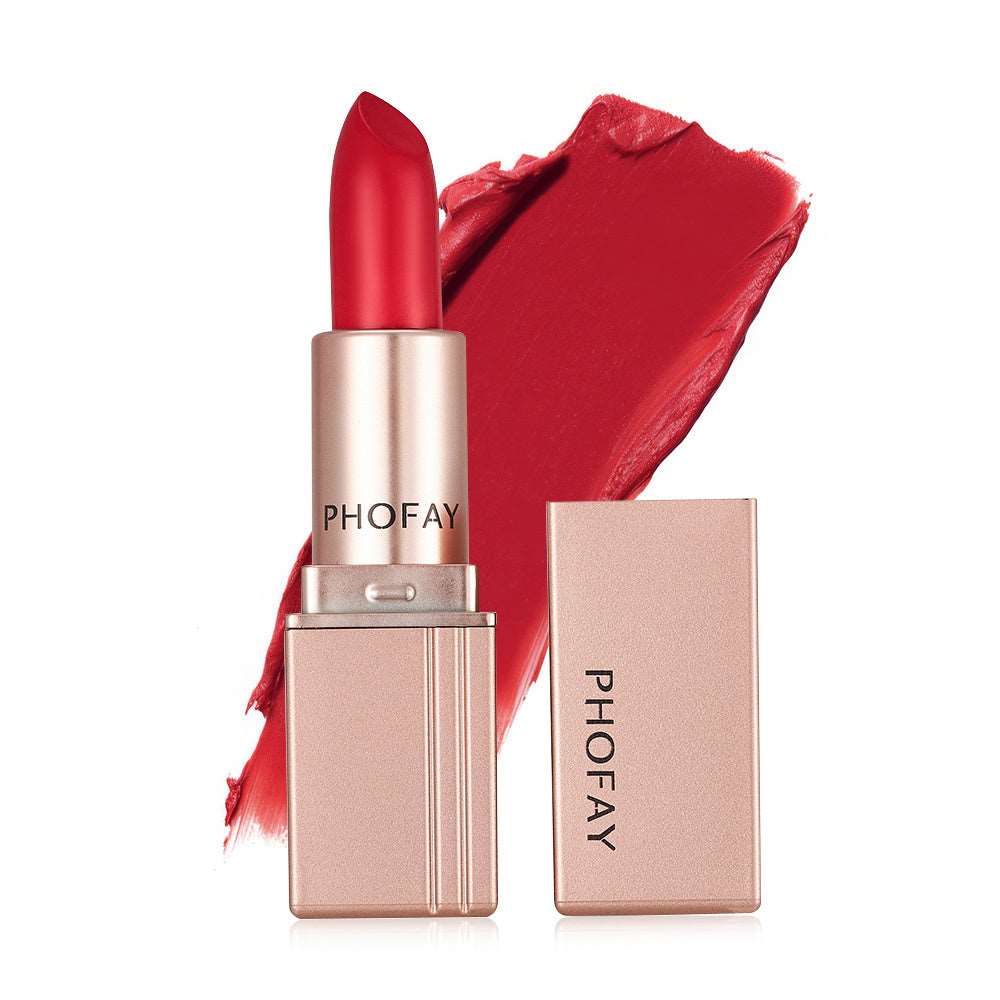 PHOFAY Matte Lipstick | Bold, Long-Lasting, Non-Drying Color