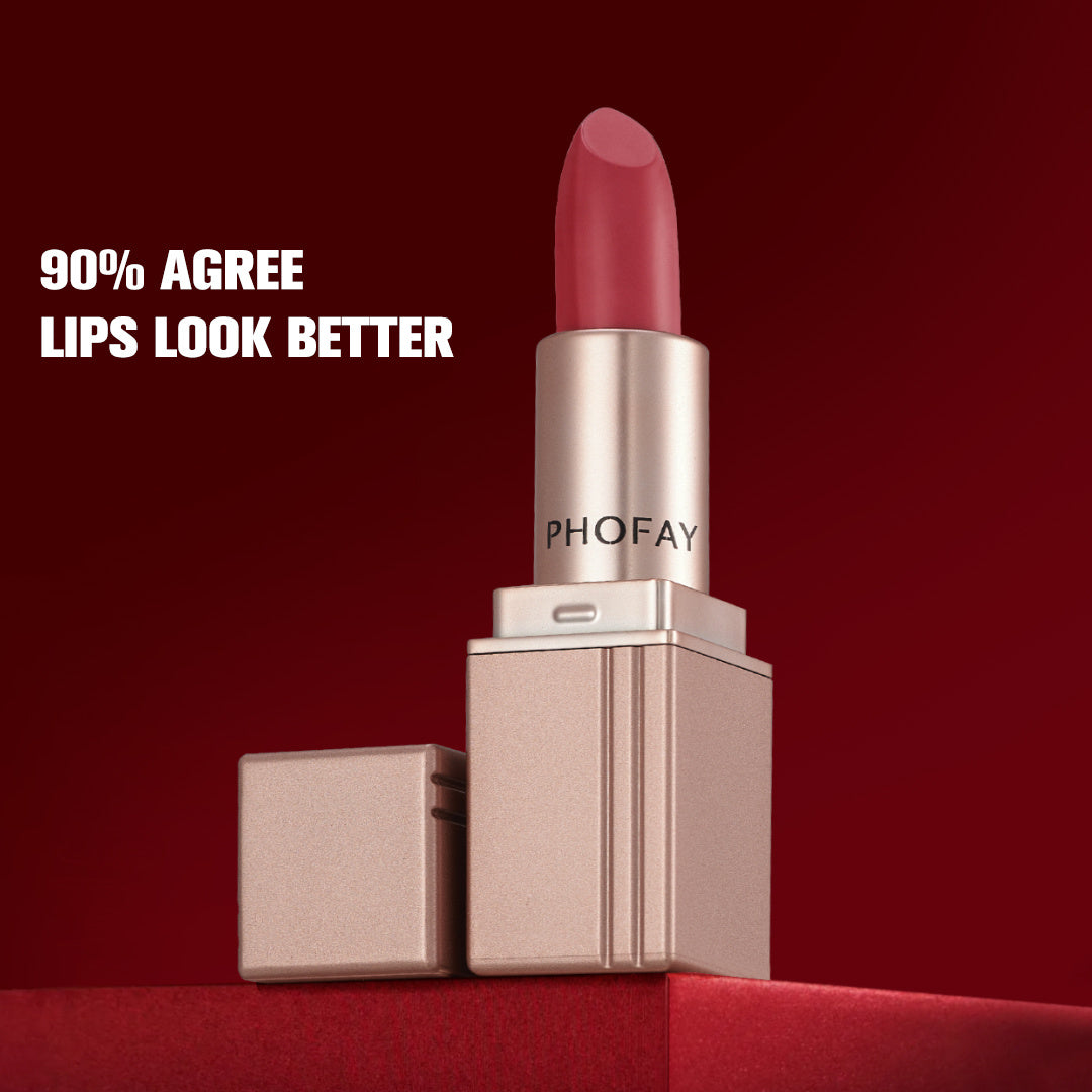 PHOFAY Matte Lipstick | Bold, Long-Lasting, Non-Drying Color