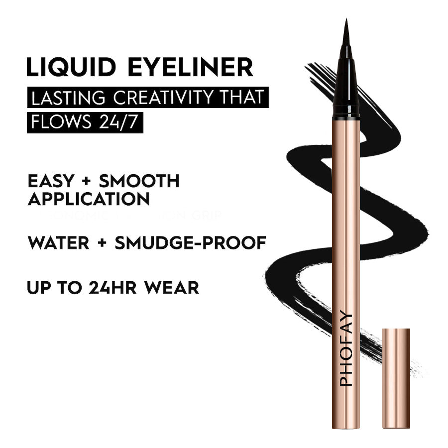 PHOFAY Eyeliner | Precise, Long-Lasting & Smudge-Proof Formula