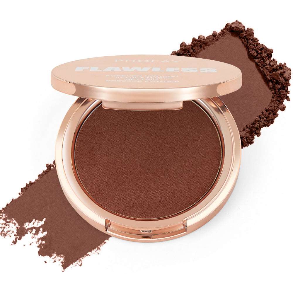 PHOFAY Matte Setting Pressed Powder | Shine-Free Finish