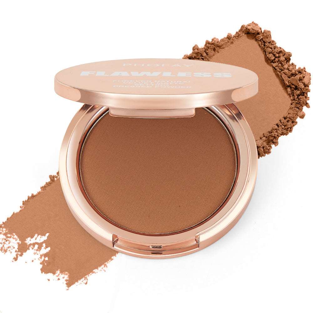 PHOFAY Matte Setting Pressed Powder | Shine-Free Finish