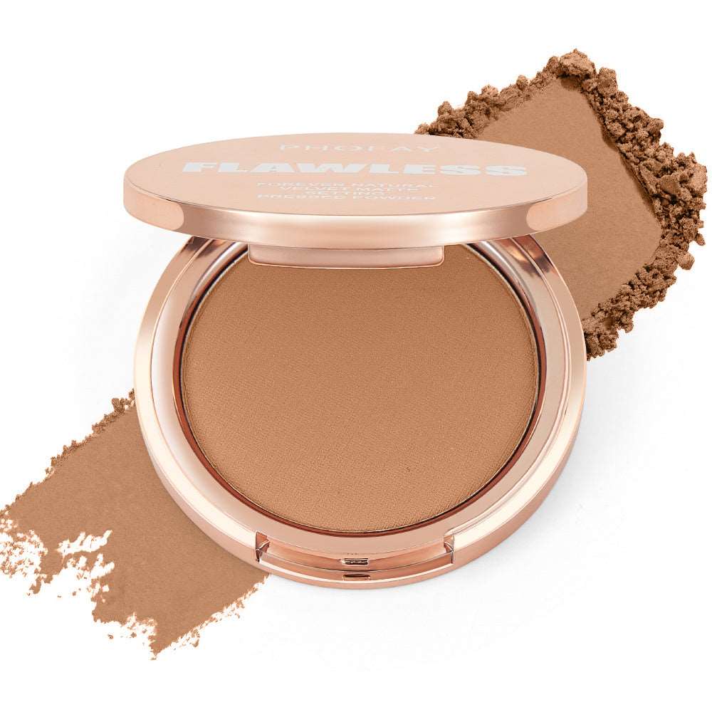 PHOFAY Matte Setting Pressed Powder | Shine-Free Finish