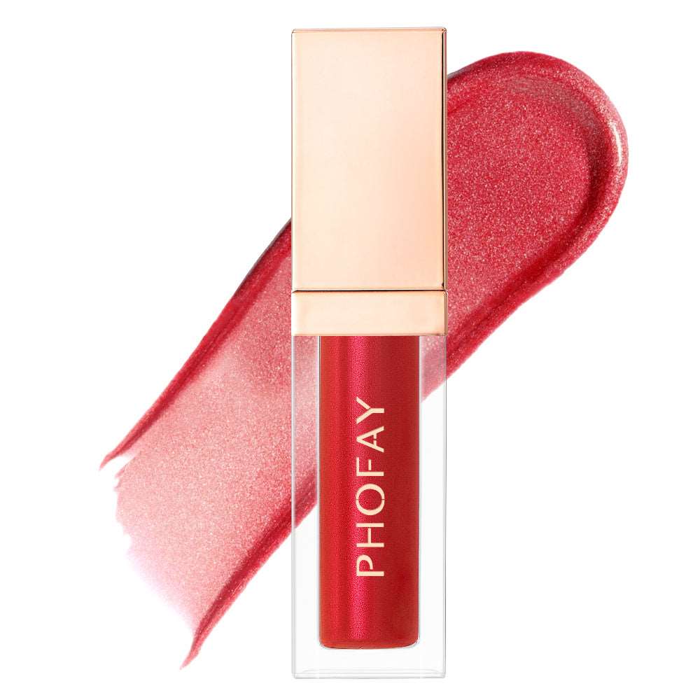 PHOFAY Ultra-Glossy Lip Gloss | High-Shine, Hydrating Formula