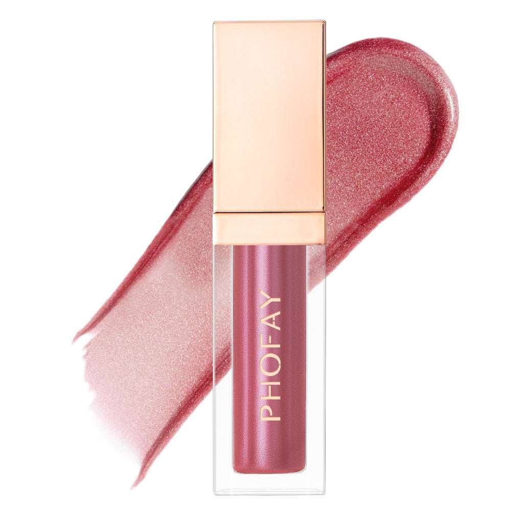 PHOFAY Ultra-Glossy Lip Gloss | High-Shine, Non-Sticky Finish