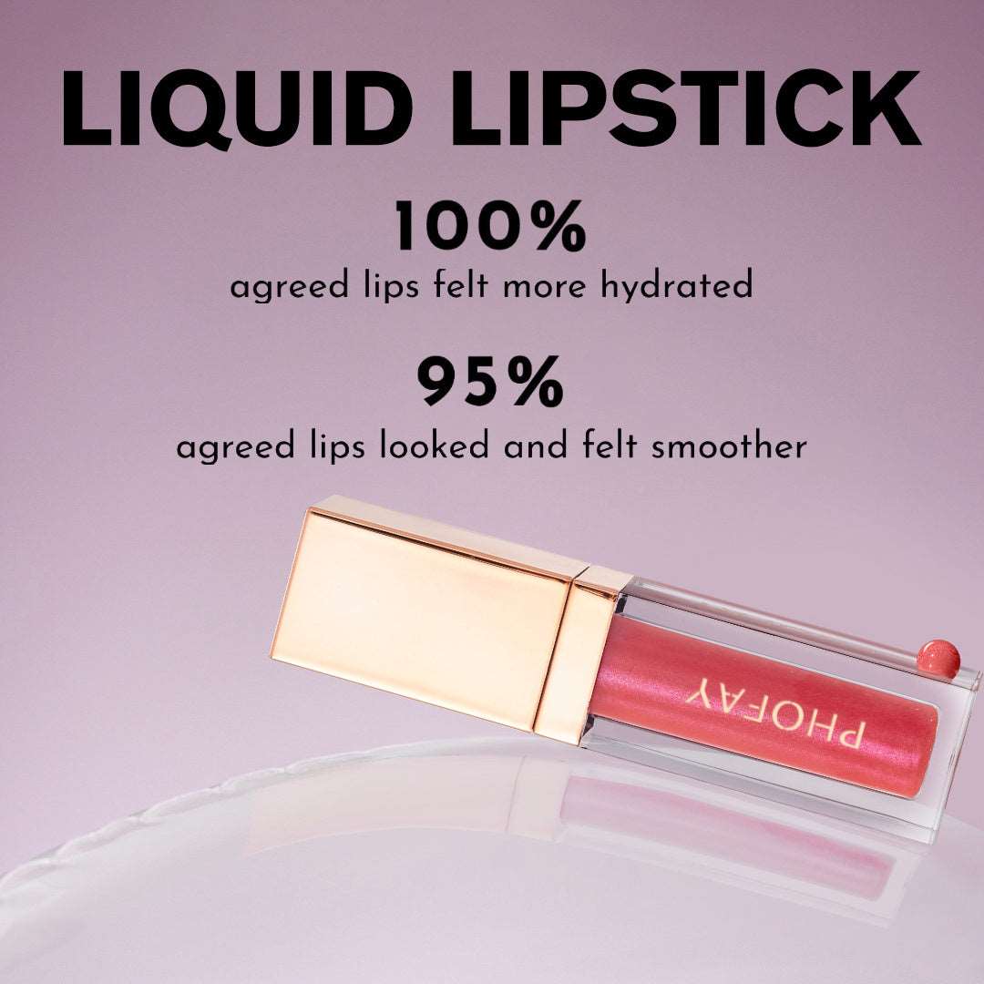 PHOFAY Ultra-Glossy Lip Gloss | High-Shine, Non-Sticky Finish