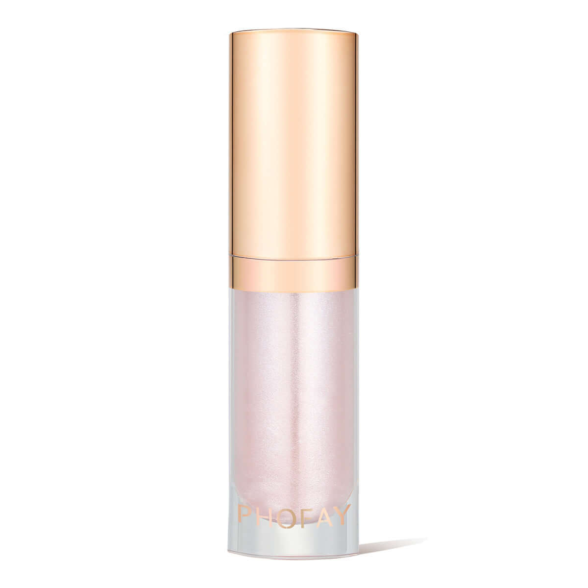 PHOFAY Moisturizing Warm Lip Oil in a stylish gold and clear bottle, designed for luxurious lip care and hydration.