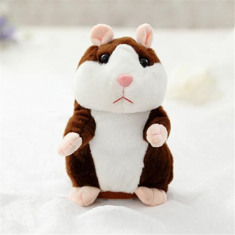 15CM Talking Hamster Toy | Fun Repeating Plush for Kids