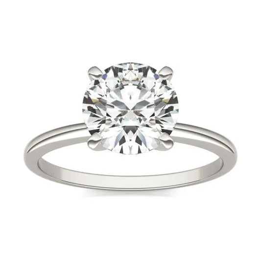 Lab Grown Diamond Solitaire Engagement Ring 2 CTW
